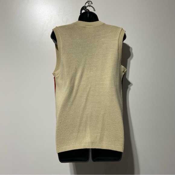 Vintage Fall Harvest Halloween Patchwork Vest Southern Lady Size Medium Novelty - Picture 5 of 10